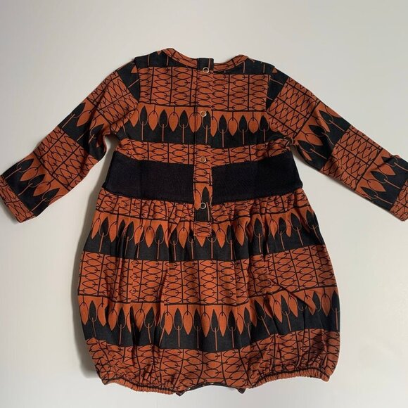 NWT Kate Quinn Organics baby girl bubble romper 6-12 months - Picture 2 of 7